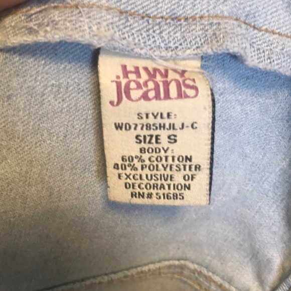 Destructed Light Denim Jacket - Picture 3 of 3